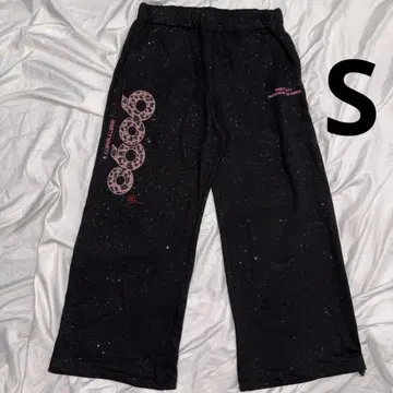 9090 girl OG 로고 글리터 스웨트 팬츠