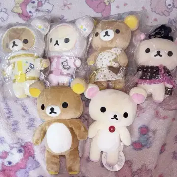 리락쿠마 봉제 인형 6종 세트