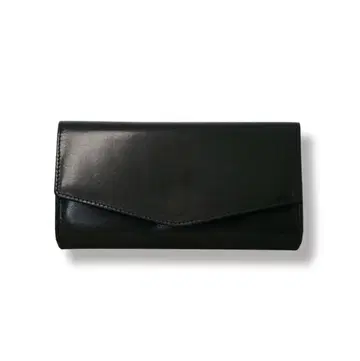 Loneo 로네오 베이직 도치기 가죽 블랙 장지갑