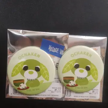차 개 료쿠 캔뱃지