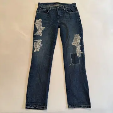 택 포함 새상품 RALPH LAUREN 랄프 로렌 청바지 데님 0 S