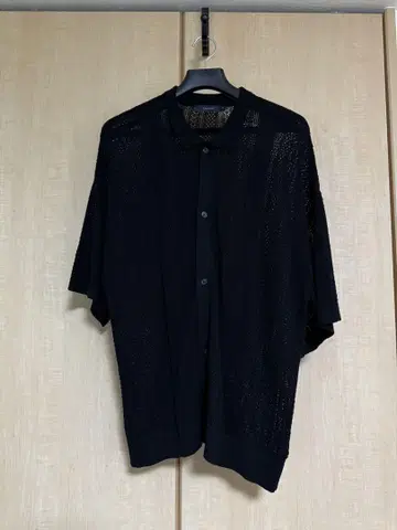 RAGEBLUE 시스루 니트 블랙 컬러 M 사이즈