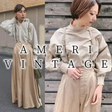 2 아메리 빈티지 슬렌더 서스펜더 팬츠 베이지 M 스테디셀러 색상