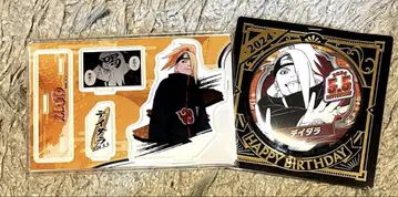 NARUTO 2024 벌스데이 명장면 디오라마 피규어 캔뱃지 데이다라