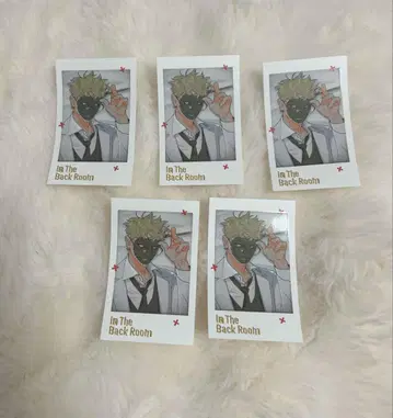 syudou 격렬한 사랑 폴라로이드 스티커 인 더 백룸 5장