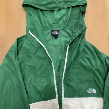 THE NORTH FACE 마운틴 후드티 L 그린/화이트