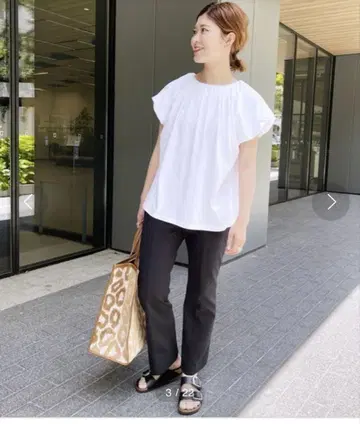 스픽 앤 스팬 프렌치 벌룬 슬리브 풀오버