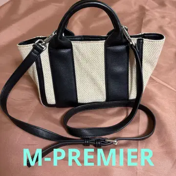 M-PREMIER 면 린넨 캔버스 2WAY 백