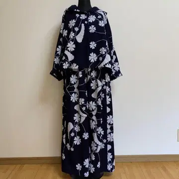 기모노 리메이크 셋업 유카타 리메이크 셋업 후드 부착 자켓
