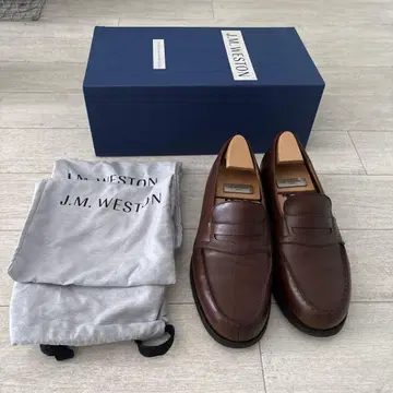 J.M.WESTON 180 로퍼 6/E 새상품급 탠 브라운
