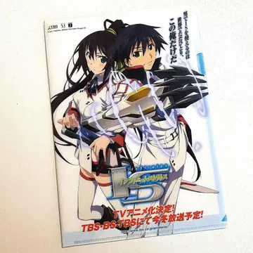 인피니트 스트라토스 애니메이션화 결정 A4 클리어 파일 레어