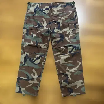 미사용품 YMCL KY 카고 팬츠 XL 우드랜드 카모 무늬