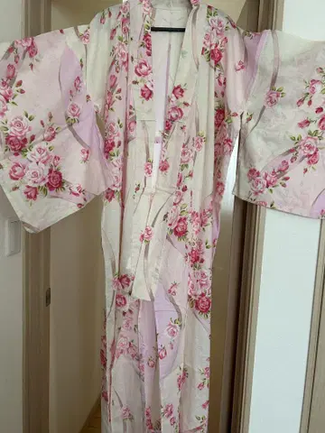 꽃무늬 핑크 유카타
