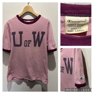 챔피온 U of W 티셔츠 L 사이즈 빈티지 T