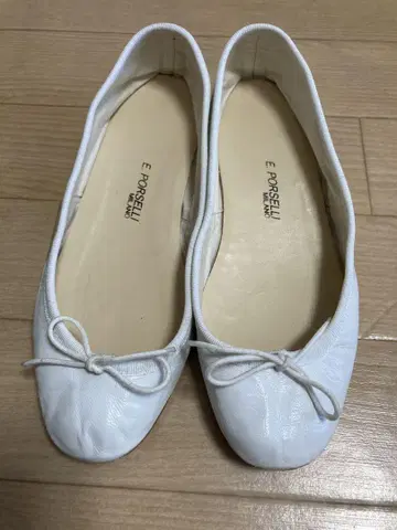 포르셀리 PORSELLI 35 화이트 발레 슈즈 22~22.5cm