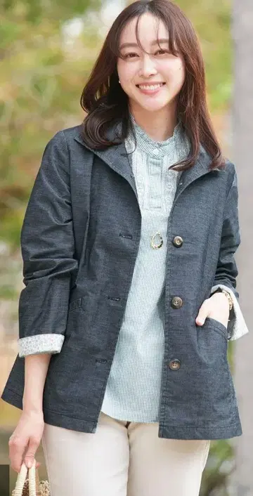 크로커다일 데님 자켓