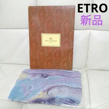 새상품 ETRO 에트로 실크 스카프 페이즐리 무늬