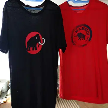 MAMMUT 마무트 로고 티셔츠 2장 세트