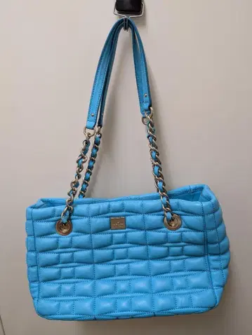 케이트 스페이드 Kate spade 스카이블루 퀼팅 숄더백