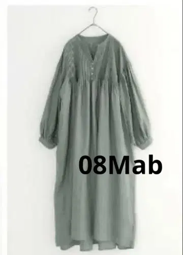 08Mab 14번 린넨 스키퍼 원피스 핀턱 긴팔