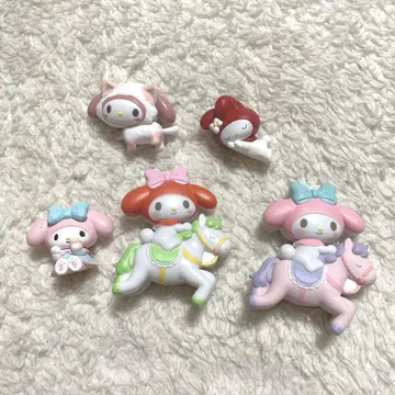 마이멜로디 묶음 판매 피규어 클립 새상품 마이멜로디 산리오