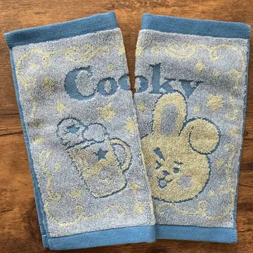 2장 세트 BTS magic recipe cooky 이마바리 핸드 타월