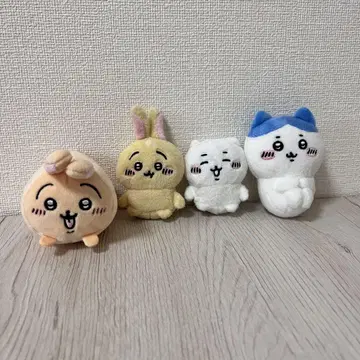 치이카와 (먼작귀) 마스코트 봉제 인형 4종 세트