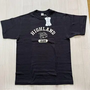 웨어하우스 Lot.4601 HIGHLAND 반팔 티셔츠 흑먹색 L