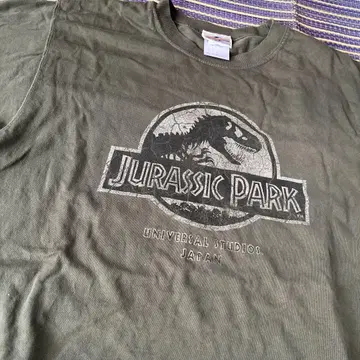 미국제 자수 택 JURASSIC PARK 티셔츠