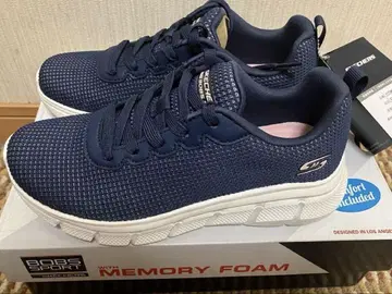 Skechers Bobs Sport 네이비 스니커즈