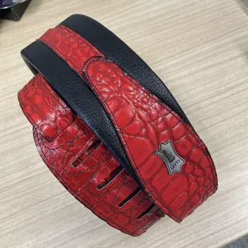 LEVYS MSS100CR Red 크로커다일 스트랩