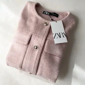 자라 소프트 자켓 핑크