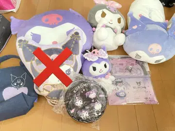 산리오 쿠로미 묶음 판매 봉제 인형 파우치