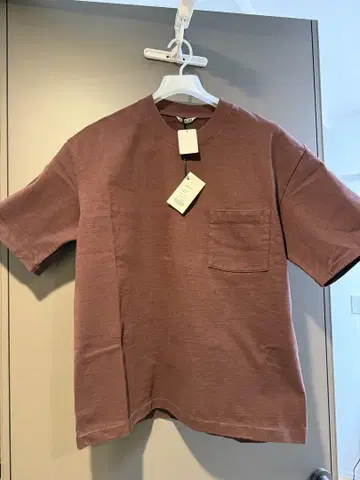 오라리 헤비 웨이트 포켓 티 size 3