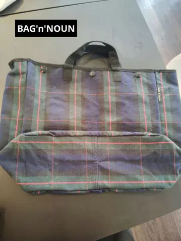 BAG'n'NOUN 체크 무늬 토트백 일본제