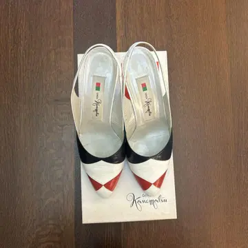 긴자 카네마츠 하이힐 오픈토 23.5cm
