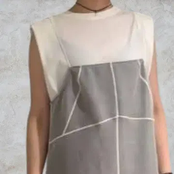 DES PRES 24SS 소프트 플레인 저지 슬리브리스 풀오버