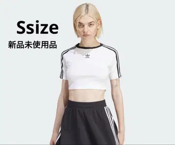 아디다스 크롭 티셔츠 화이트