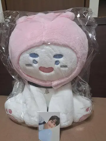 SHINee ONEW 오뉴 봉제 인형 진냥 30cm 트레이딩 카드 포함