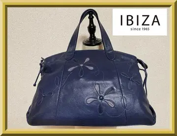 IBIZA 이비자 이비자 꽃 패치 디자인 가죽 백