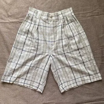 체크 무늬 숏 팬츠 [MADE IN USA]