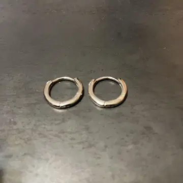 SILVER925 HOOP OPEN EARRINGS/실버/귀걸이