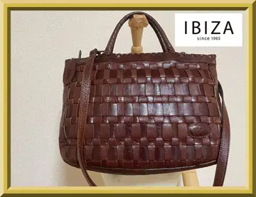 IBIZA 이비자 이비자 뜨개질 2WAY 가죽 백