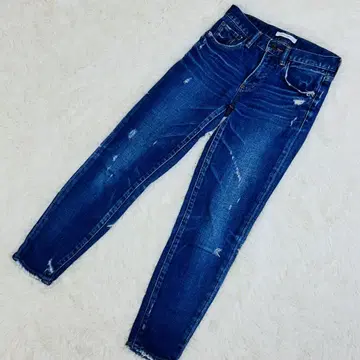MOUSSY 마우지 스키니 데님 23 데미지 가공