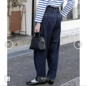 FORK&SPOON 소프트 트위스트 인턱 데님 어반 리서치 사이즈 L