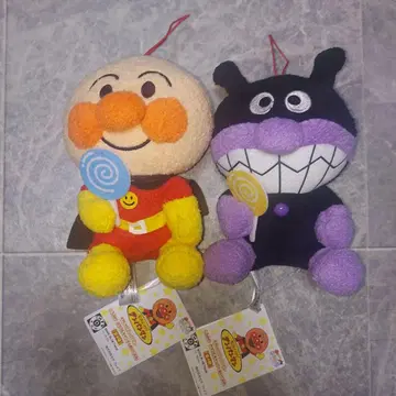 가자! 호빵맨 컬러풀 캔디 봉제 인형