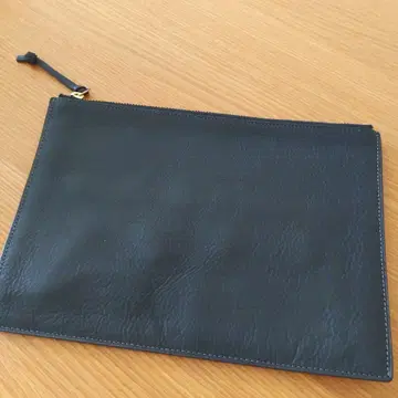 FOSSIL 블랙 가죽 클러치백