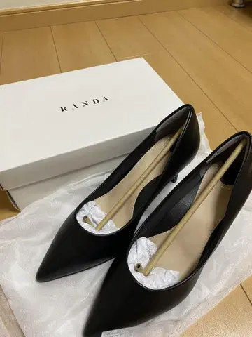 RANDA 블랙 하이힐 26.0cm