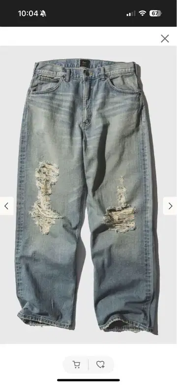 Lee x BEAMS 101 Clush Denim Pants 사이즈 34