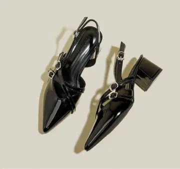 블랙 스틸레토 힐
